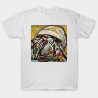 Colorful Hermit Crab Painting T-Shirt